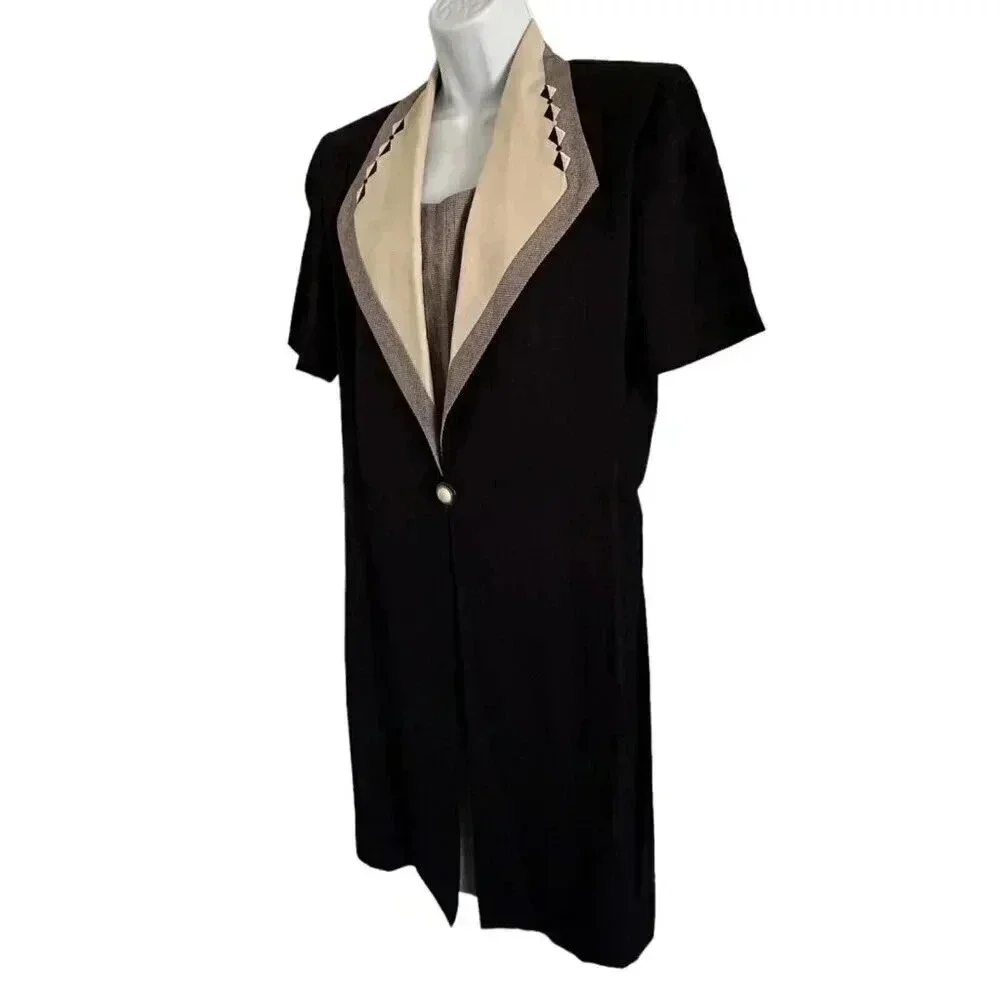 Perceptions by Irene B. Vintage Women’s Short Sleeve Dress Size 12| Vintage 80s - Picture 3 of 11